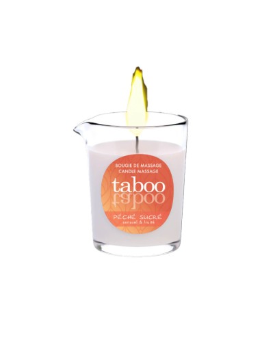 RUF – BOUGIE DE MASSAGE TABOO NECTARINE PECHE SUCRÉE 60 G