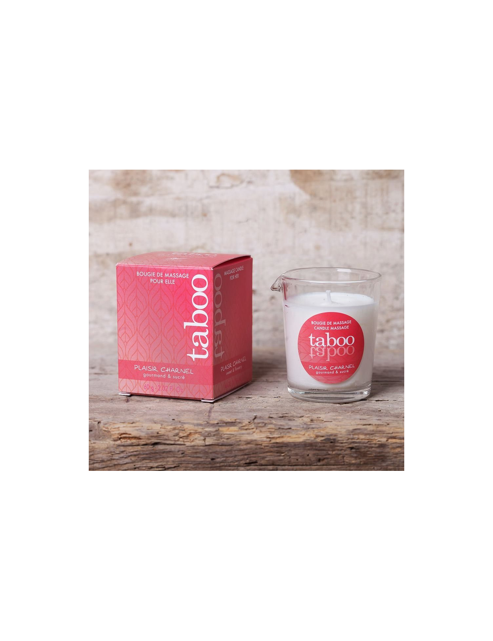 RUF – BOUGIE DE MASSAGE TABOU FLEUR DE CACAO 60 G