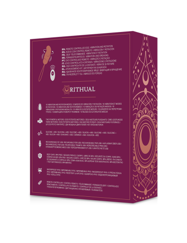 RITHUAL - ESHA EGG SYSTÈME DE TÉLÉCOMMANDE ROTATION + VIBRATION