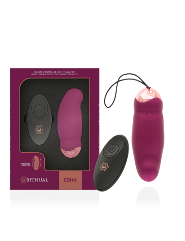 RITHUAL - ESHA EGG SYSTÈME DE TÉLÉCOMMANDE ROTATION + VIBRATION