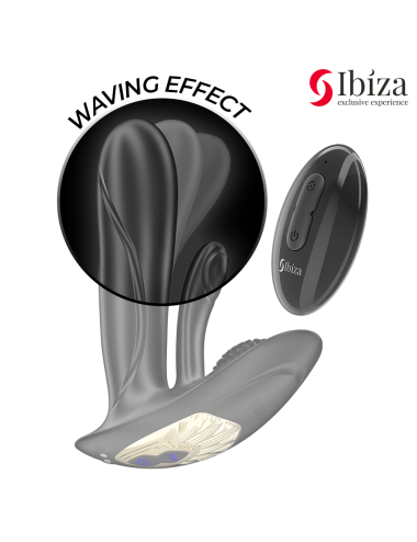 IBIZA - VIBRATEUR PORTABLE AVEC STIMULATION DU POINT G ET DU CLITORIS AVEC TÉLÉCOMMANDE