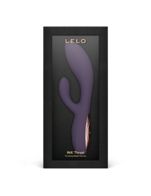LELO INA Thrust Rabbit Vibrateur Violet – Double Plaisir Absolu | RoselyseLinerie