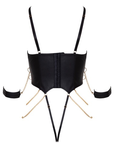 Body bondage chaînes Cottelli – Lingerie sexy luxe et audacieuse
