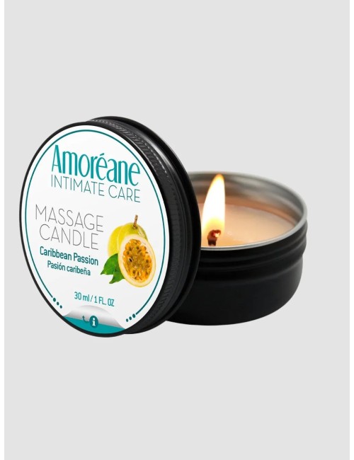 AMOREANE - BOUGIE DE MASSAGE PASSION DES CARAÏBES 30 ML