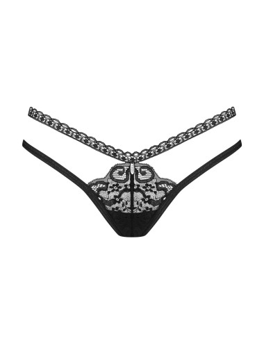 String Blomentis Obsessive Dentelle Noir – Sensualité Audacieuse & Sublime