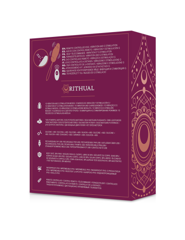 RITHUAL - PRIYA EGG TÉLÉCOMMANDE G-SPOT + VIBRATION