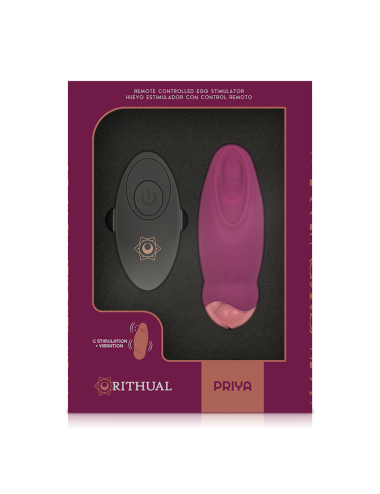 RITHUAL - PRIYA EGG TÉLÉCOMMANDE G-SPOT + VIBRATION