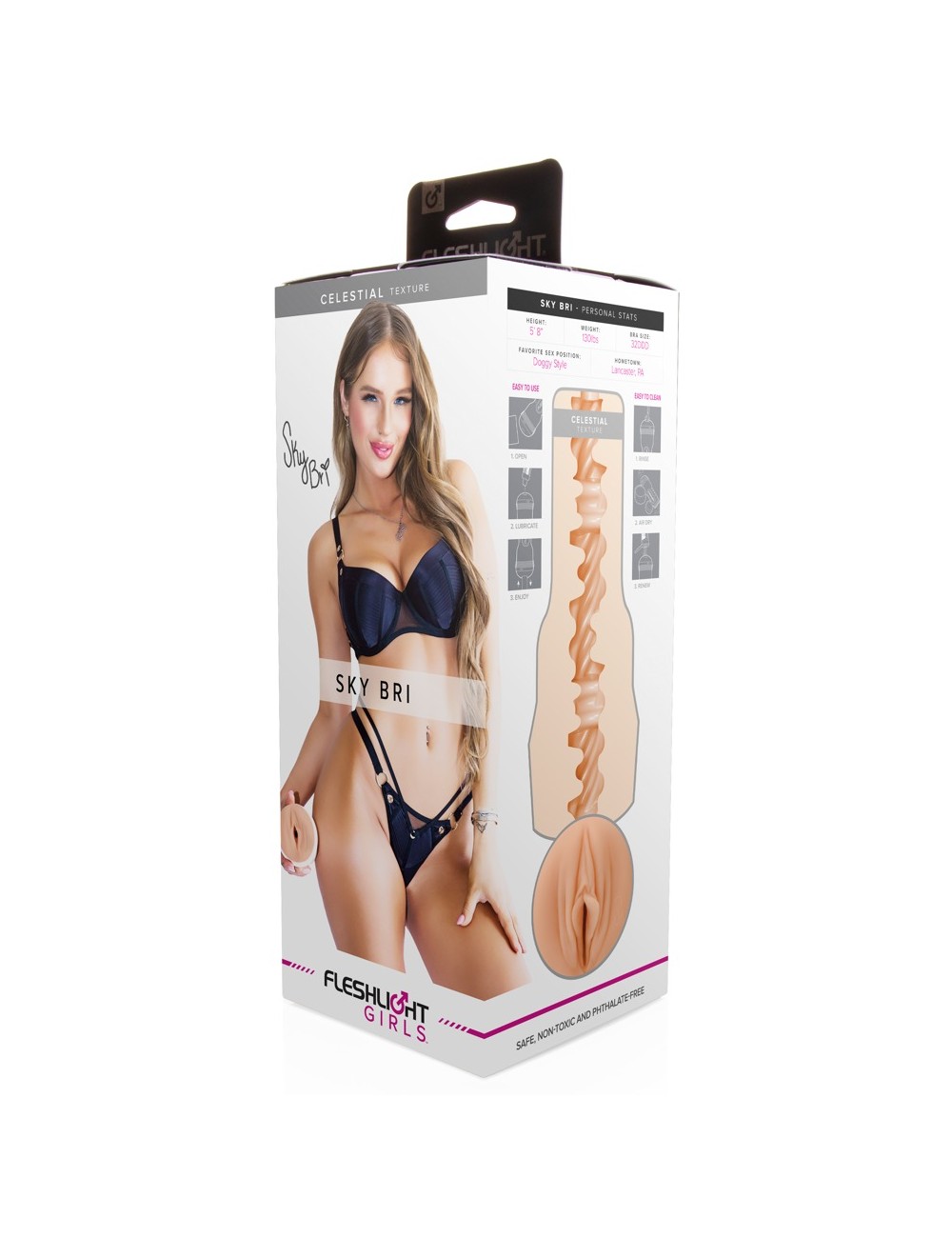 Masturbateur Fleshlight Sky Bri Celestial – Réalisme extrême & succion