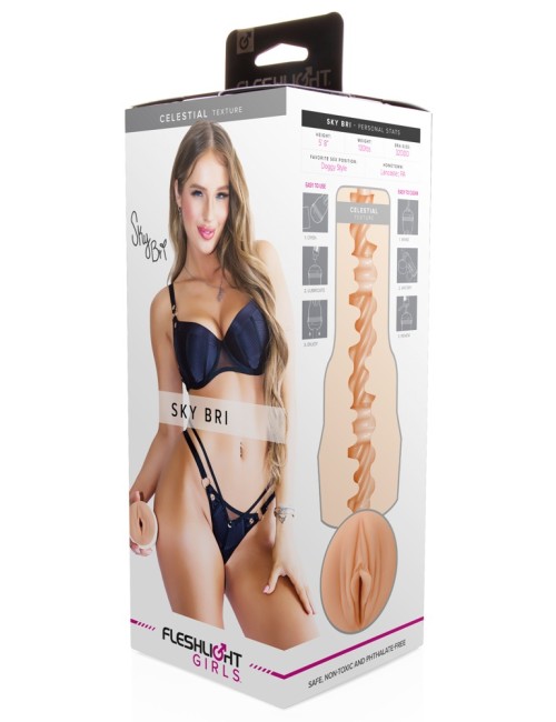 Masturbateur Fleshlight Sky Bri Celestial – Réalisme extrême & succion