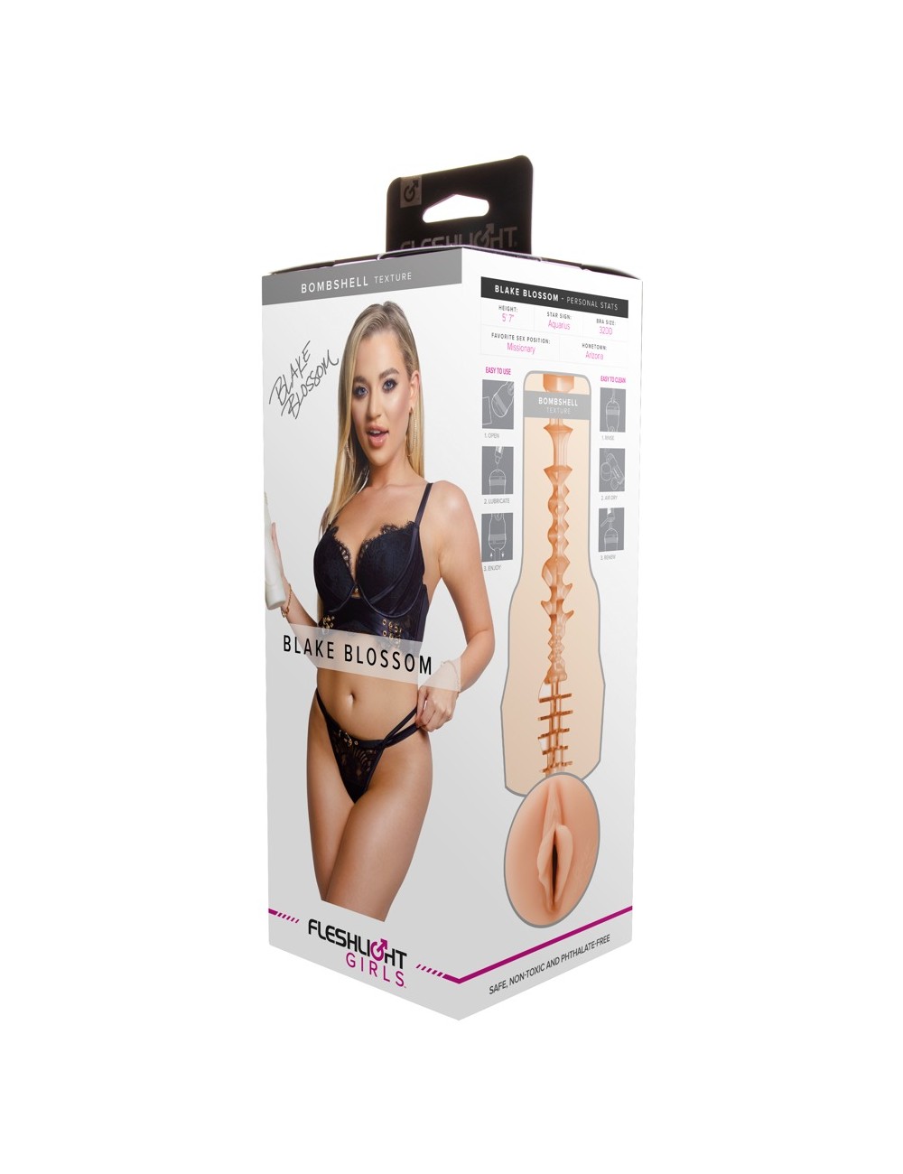Fleshlight Blake Blossom Vagin – Réalisme pornstar & texture Bombshell