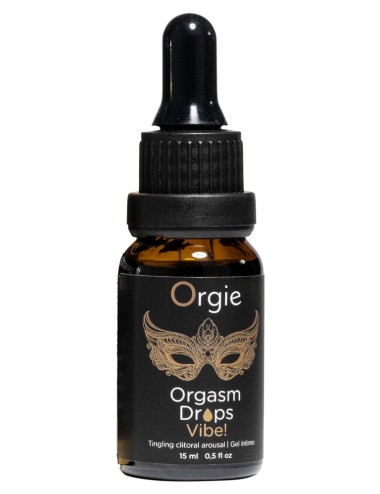 Gel d'excitation du Clitoris Orgasm Drops Vibe 15ml