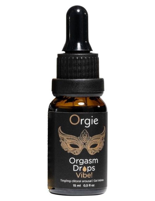 Gel d'excitation du Clitoris Orgasm Drops Vibe 15ml