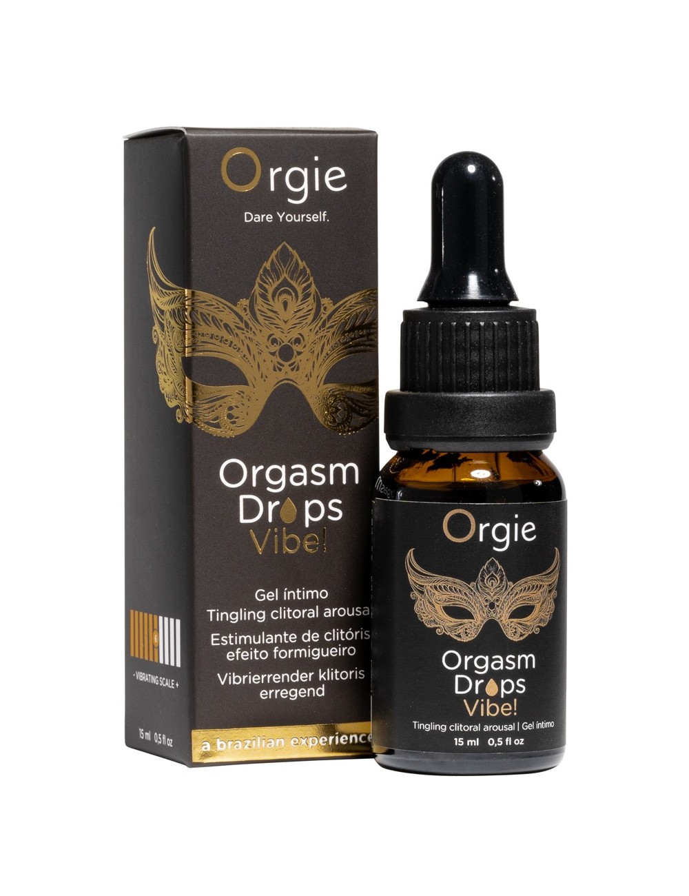 Gel d'excitation du Clitoris Orgasm Drops Vibe 15ml