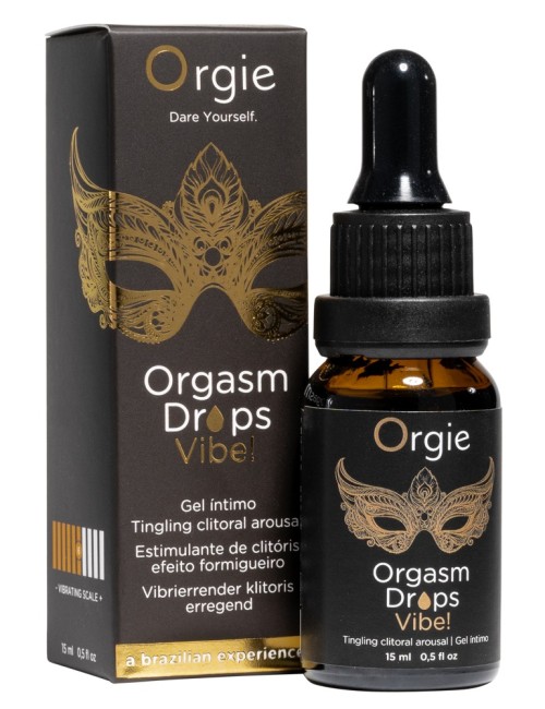 Gel d'excitation du Clitoris Orgasm Drops Vibe 15ml