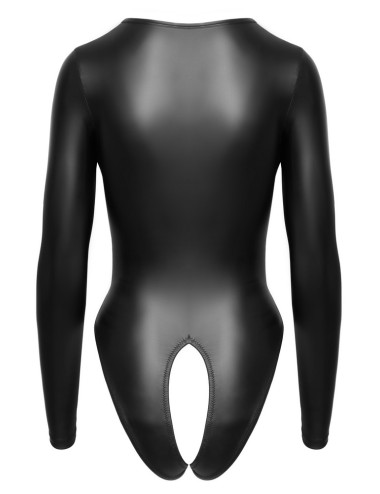 Body ouvert effet simili cuir Cottelli Bondage