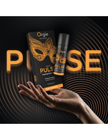Gel stimulant embrassable Liquid Pulse - Orgie