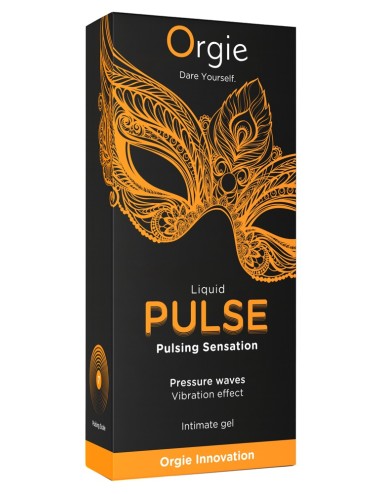 Gel stimulant embrassable Liquid Pulse - Orgie