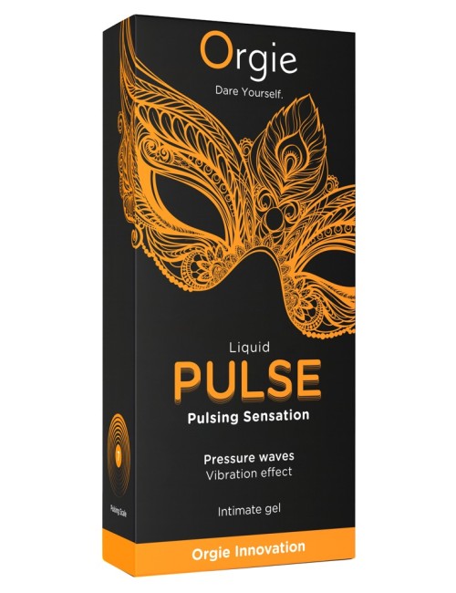Gel stimulant embrassable Liquid Pulse - Orgie