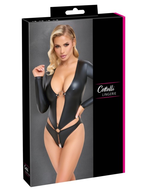 Body ouvert à manches longues - Cotelli Lingerie