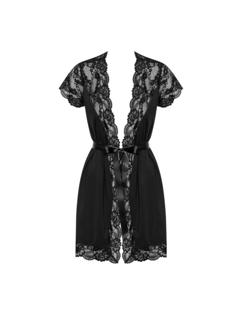 810-PEI-1 Peignoir - Noir