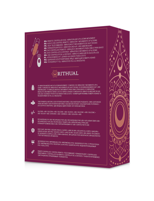 RITHUAL - REVA EGG TÉLÉCOMMANDE UP&DOWN + VIBRATION