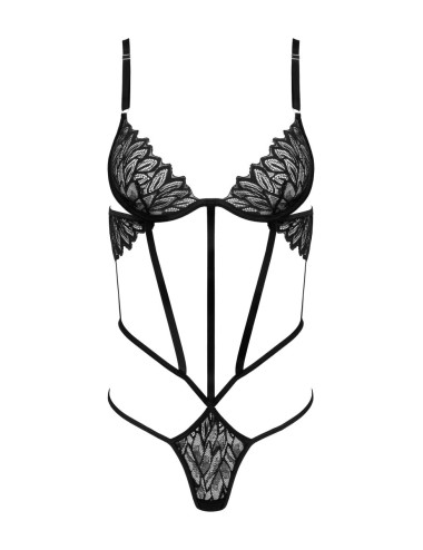 Body dentelle noir dos ouvert Kotek – Lingerie sexy femme