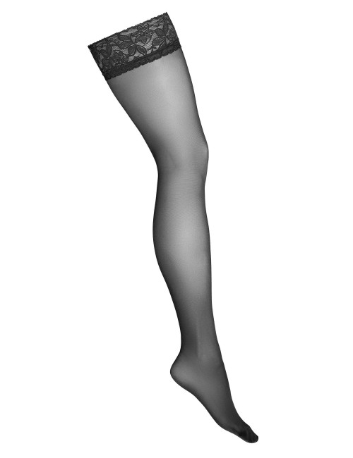 Bas autofixants Kotek noir 20 den – Lingerie luxe femme
