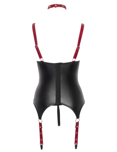 Ensemble ouvert avec collier et menottes - Cotelli BONDAGE