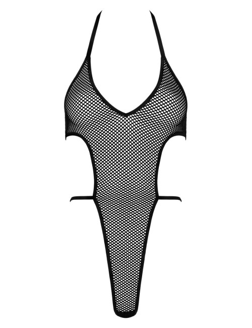 Body Résille Noir Kotek avec Découpes | Lingerie Sexy Glamour