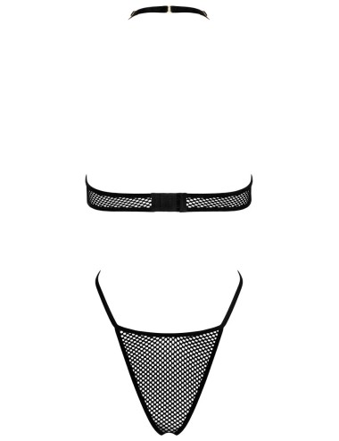 Body Résille Noir Kotek avec Découpes | Lingerie Sexy  Glamour