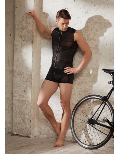 Tee-shirt Homme NEK Zip | T-shirt Masculin Sexy et Style Fetish Chic