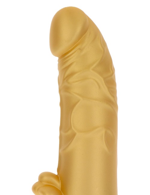 Get Real Gold Dicker Stim Vibrator 22 cm