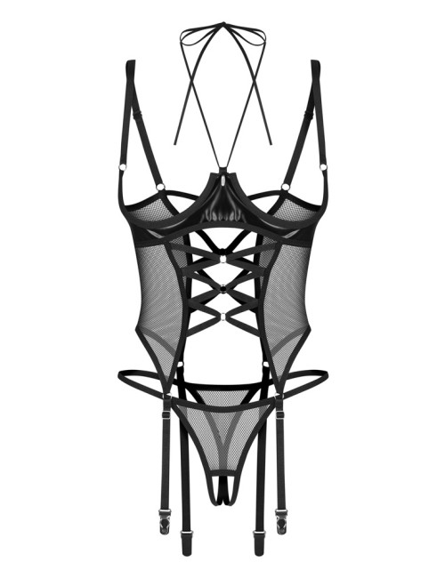 Dominna corset et string ouvert