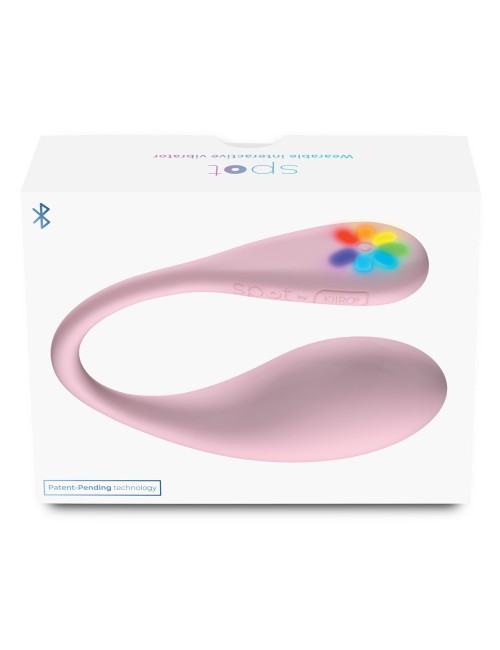 Kiiroo Spot Pink | Œuf Vibrant Connecté Bluetooth FeelConnect
