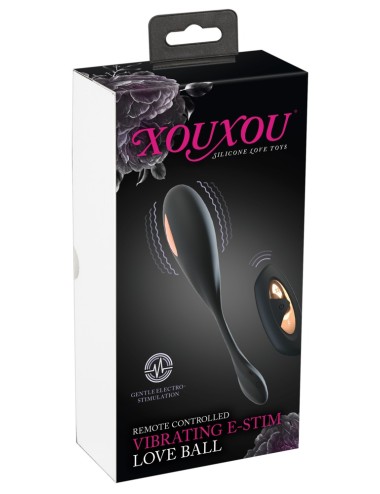 RC Vibrating E-Stim Love Ball XouXou – Œuf Vibrant Connecté Premium