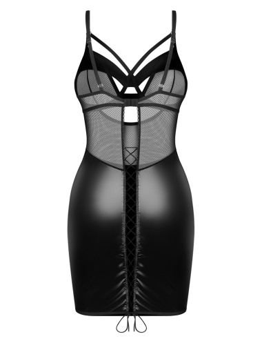 Dominna Nuisette & String Noirs Obsessive – Lingerie Sensuelle Wetlook