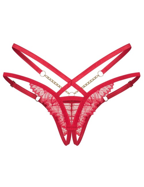 Matildea string ouvert Rouge Obsessive