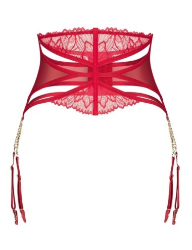 Matildea Porte-Jarretelles Rouge Obsessive – Lingerie Glamour Élégante