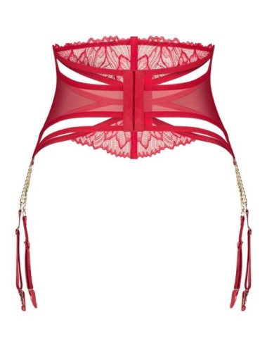 Matildea Porte-Jarretelles Rouge Obsessive – Lingerie Glamour Élégante