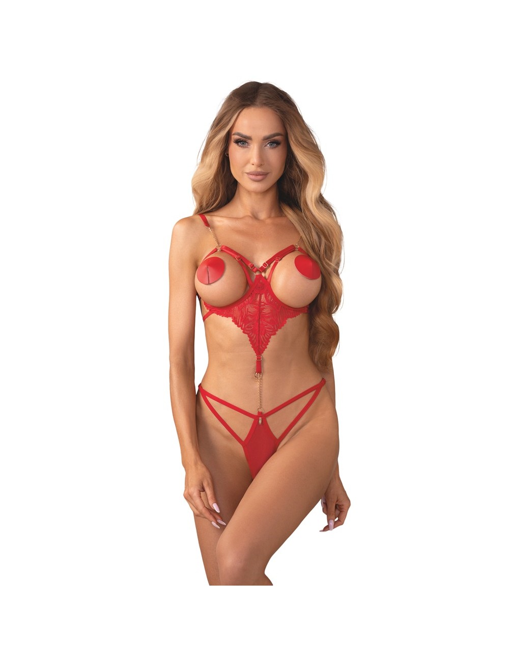 Matildea body ouvert Rouge Obsessive