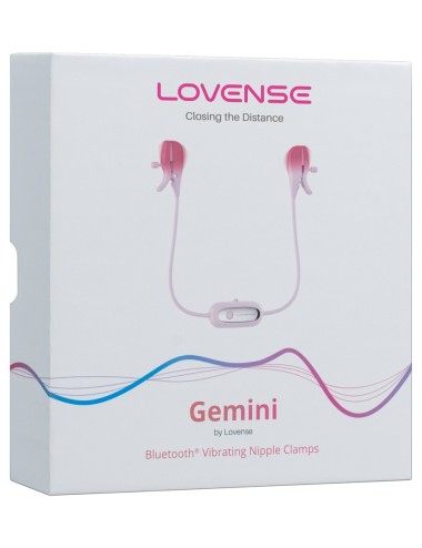 Gemini Lovense Pince à Seins Vibrante – Stimulation Sensuelle
