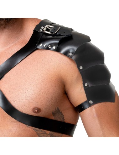 Harnais en Cuir Noir ZADO – Harnais Fetish Homme Premium