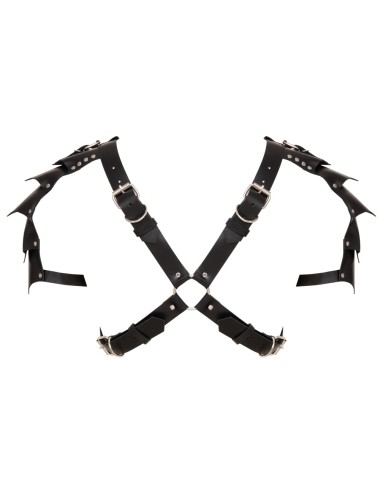 Harnais en Cuir Noir ZADO – Harnais Fetish Homme Premium