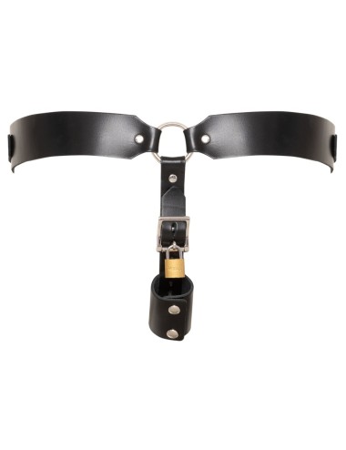String de Chasteté en Cuir ZADO – Lingerie Fetish Homme Premium