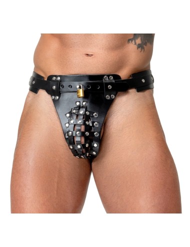 String de chasteté en cuir Zado
