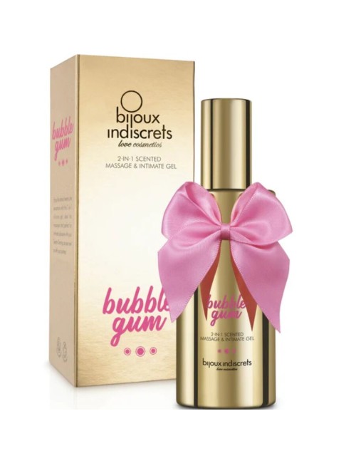 Gel de massage BUBBLEGUM 2 EN 1 - SILICONE Bijoux Indiscrets