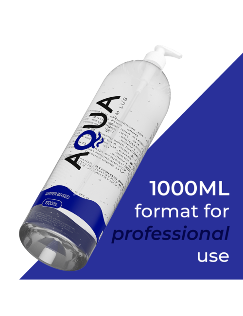Lubrifiant Intime Aqua Quality 1000 ml à Base d'Eau