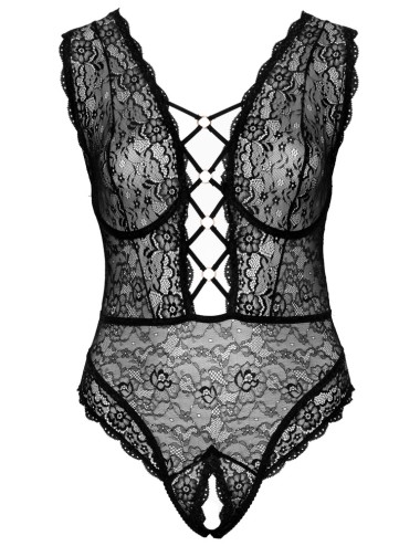 Body Dentelle Grande Taille Détails Dorés | Roselyse Lingerie