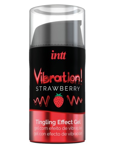 Gel Embrassable Effet Vibrant Parfum Fraise 15 ml - Intt