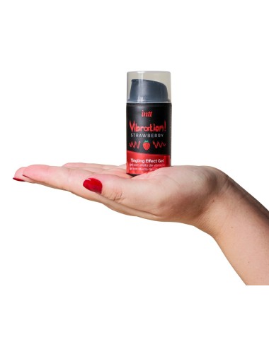 Gel Embrassable Effet Vibrant Parfum Fraise 15 ml - Intt